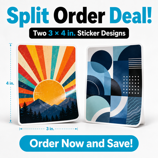 Sticker Deals — One or Two Designs