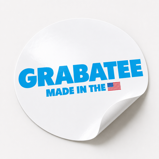 Custom Circle Full Color Vinyl Stickers | UV Printed 6 Mil Vinyl